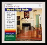 Four Paws Extra Wide Expandable Vertical Wood Slat Dog Gate 1ea 51-93 in W X 24 in H on Sale