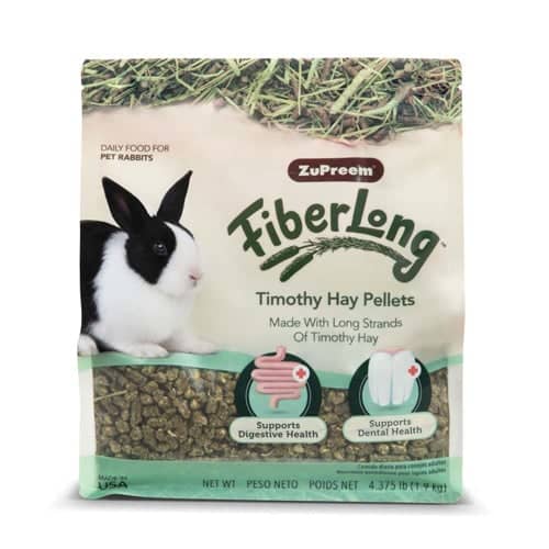 Zupreem Fiberlong Timothy Hay Pellets Rabbit Dry Food 4.375 Lb For Discount