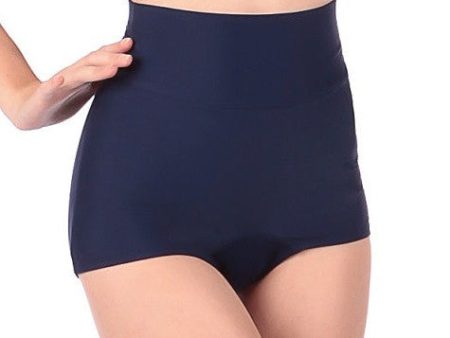 PAULA Classic High Waist  Deep Navy Bikini Bottom Online Sale