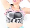 FINAL SALE Dolly Retro Swim Top Hot on Sale