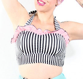 FINAL SALE Dolly Retro Swim Top Hot on Sale