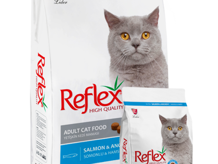 Reflex COMPLETE AND BALANCED ADULT CAT FOOD WITH SALMON & ANCHOVY Online now