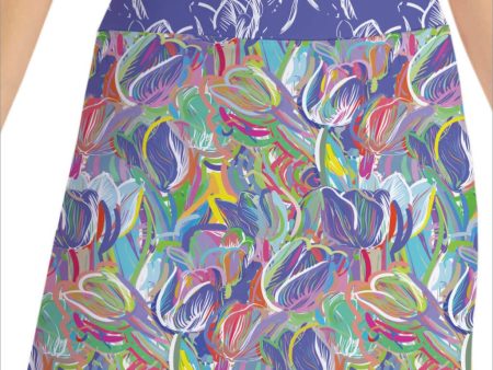 SPRING FLING COLORFUL TULIP SKORT Discount