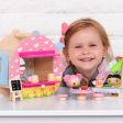 Teapot Café Wooden Play Set For Cheap