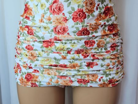 Starlet High Waist Bottom in White Floral Online now