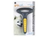 JW Pet Double Row Undercoat Rake Regular Teeth Grey, Yellow 1ea One Size Sale