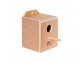 Prevue Pet Products Inside Mounting Finch Nest Box Natural Hardwood 1ea Small Supply