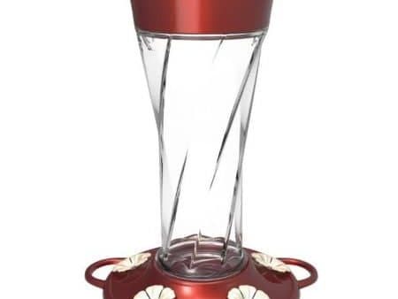 More Birds Twist Glass Hummingbird Feeder For Sale