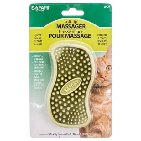 Safari Cat Rubber Curry Brush Hot on Sale