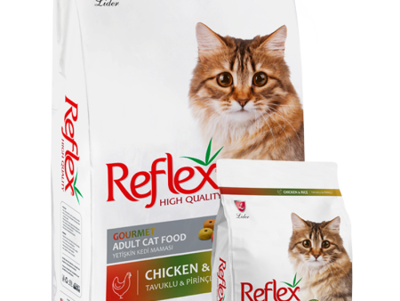 Reflex Multi Colour Adult Cat Food with Chicken Online Sale