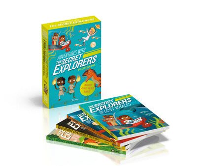 Adventures with the Secret Explorers: Collection One: 4-Book Box Set of Educational Fiction Chapter Books Books Online Sale