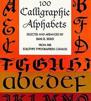 100 Calligraphic Alphabets For Sale